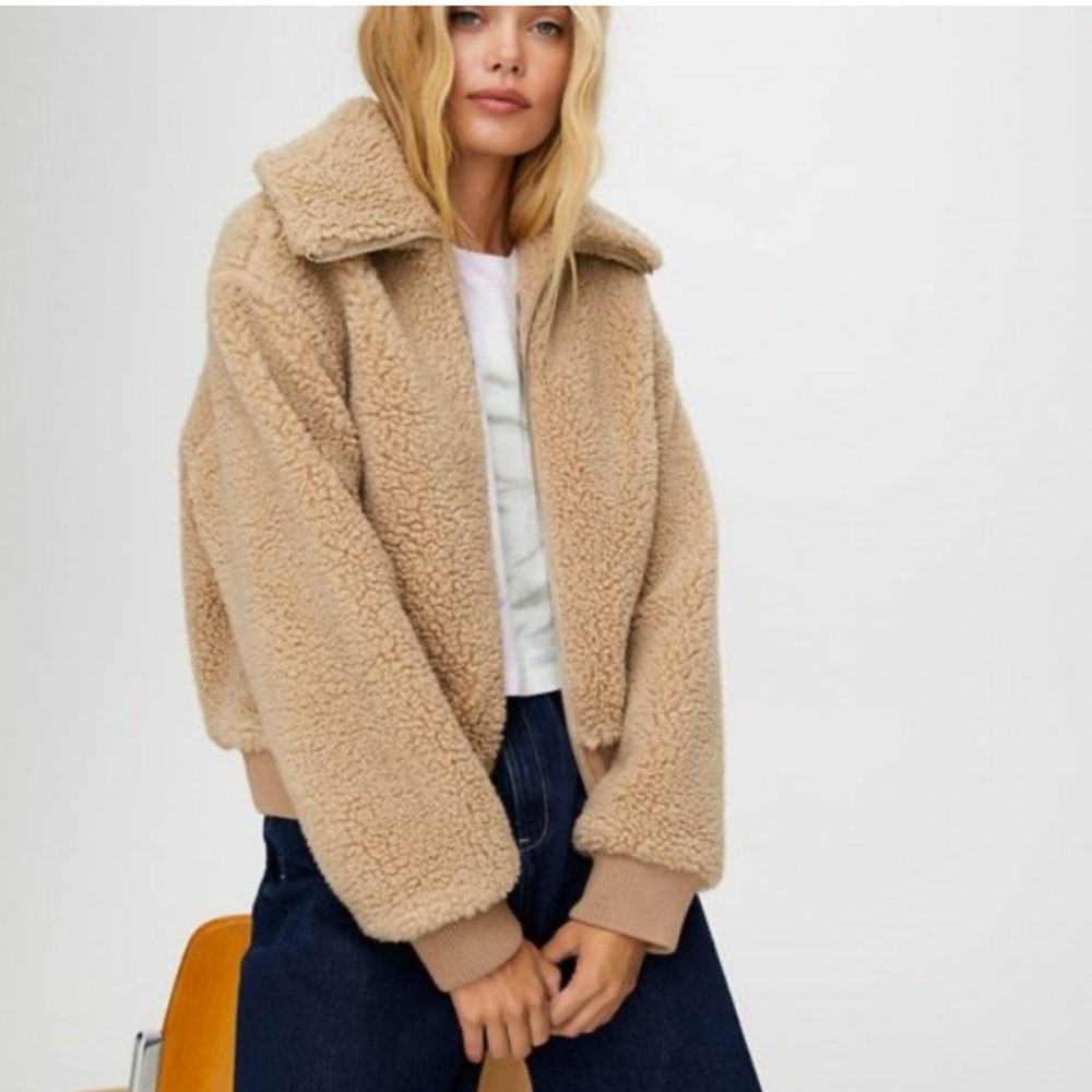 Wilfred Tan Sherpa Sweater